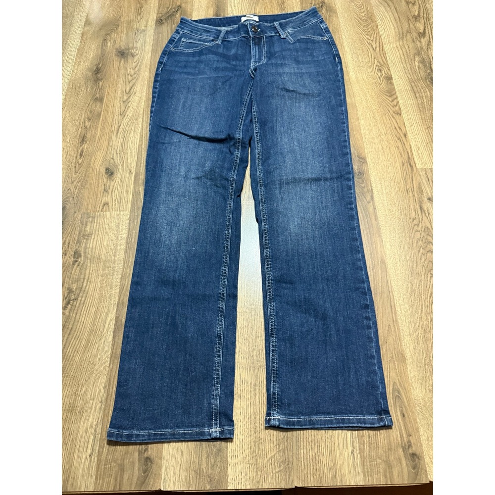 Maurices M Jeans Women Size 10 Short Blue Denim Classic Pants Straight Mid Rise
